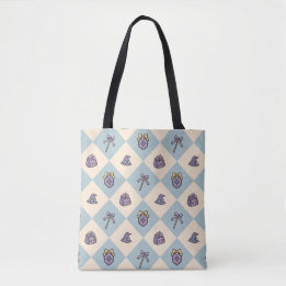 Tote Bag Bookish Girl Academy Wizard Blue