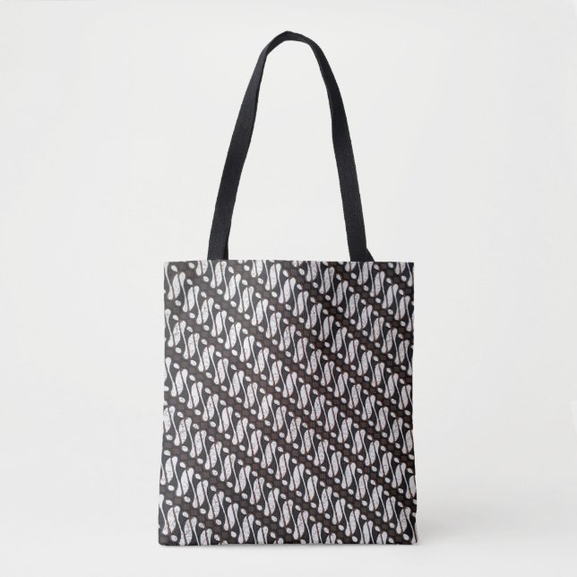 Tote Bag Boomy Cute unique Vintage Java Ethnic Batik (Devant)