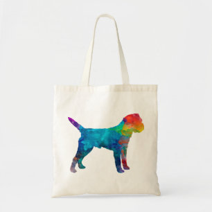 Tote Bag Border Terrier in watercolor