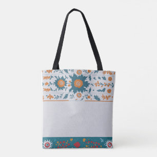 Tote Bag Bordure florale