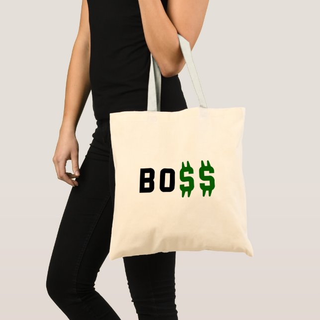 Tote Bag Boss, Bo$$ (Devant (produit))