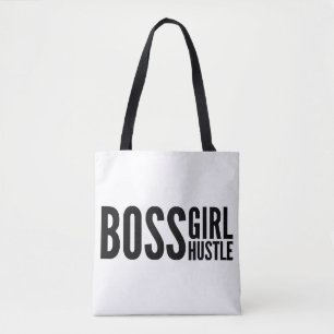 Tote Bag Boss girl Hustle, Boss girls autonomisation slogan