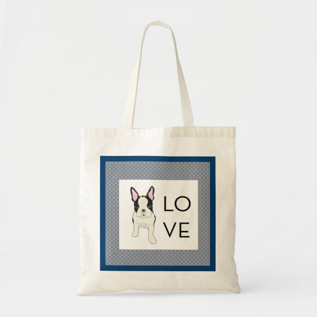 Tote Bag Bostie Fourre-tout - AMOUR (Devant)