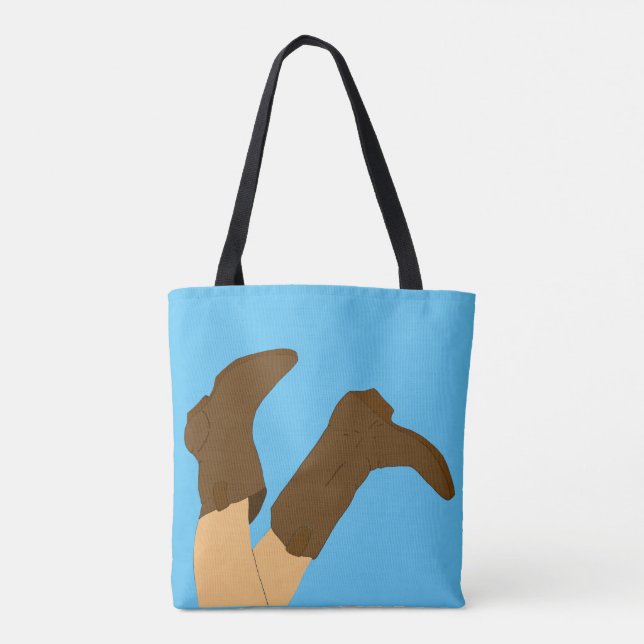 Tote Bag Bottes Cowboy (Dos)