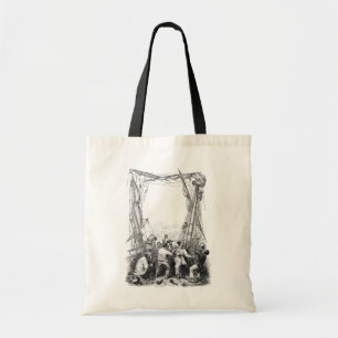 Tote Bag Boucanier vintage et navire pirate naufragé