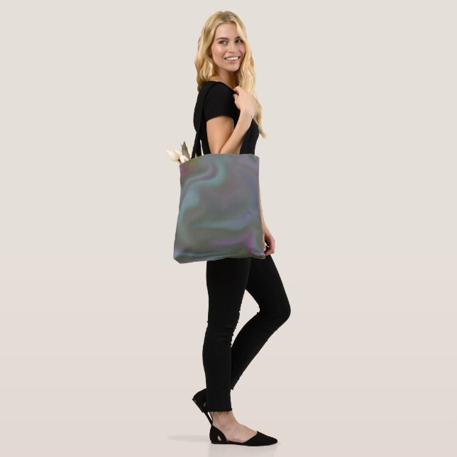 Tote Bag Bouche colorée (Sur le modèle)