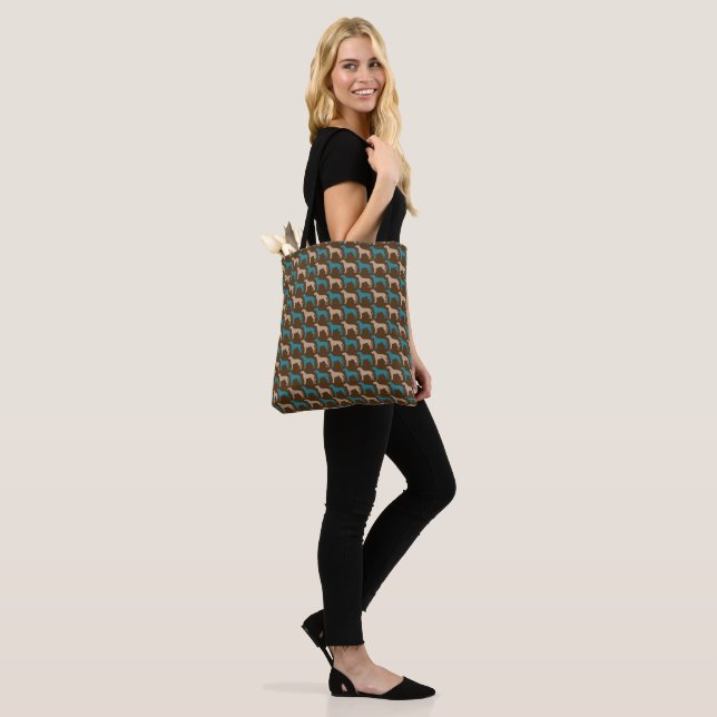 Tote Bag Bouche noire (Sur le modèle)
