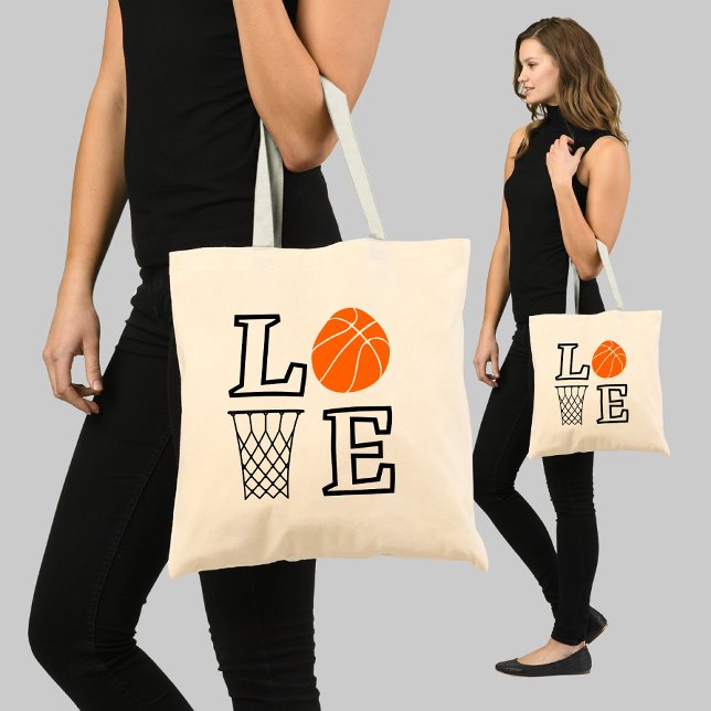 Tote Bag Boucles de basket-ball, Lecteur de basket-ball Cad (Créateur téléchargé)