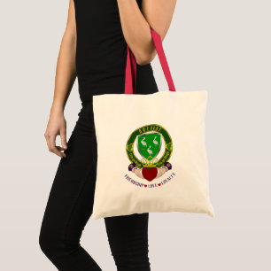Tote Bag Bouclier irlandais Ahearne avec Claddagh