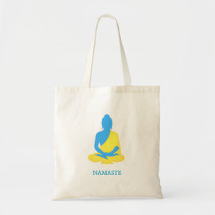 Tote Bag Bouddha bleu namaste