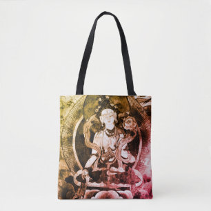 Tote Bag Bouddha de Chenrezing, Héroïka Vintage, Tibet (y