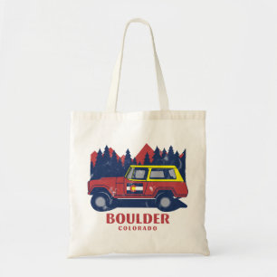Tote Bag Boulder Colorado Vintage