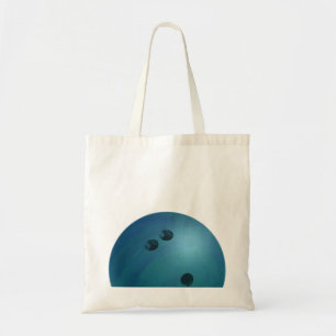 Tote Bag Boule de Bowling Bleue