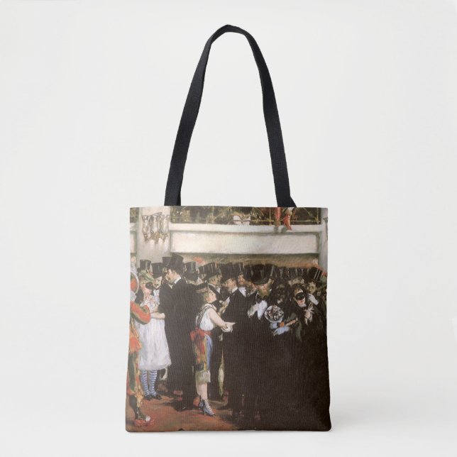 Tote Bag Boule masquée à l'Opéra par Edouard Manet (Devant)