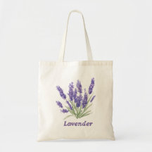 Bouquet aquarelle de lavande vintage -