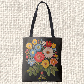 Tote Bag Bouquet de fleurs