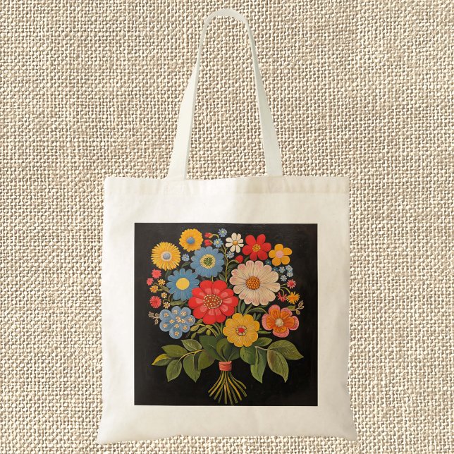 Tote Bag Bouquet de fleurs (Créateur téléchargé)