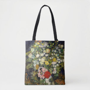 Tote Bag Bouquet de fleurs dans un vase de Vincent Van Gogh