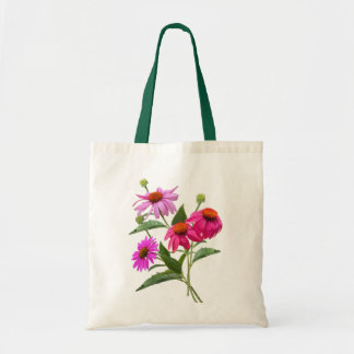Tote Bag Bouquet Echinacea