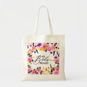 Tote Bag Bouquet Floral - Demoiselle d'Honneur