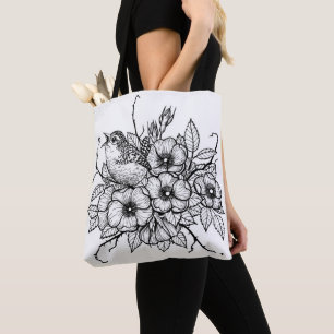 Tote Bag Bouquet Wren