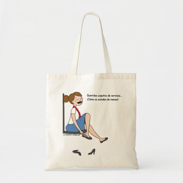 Tote Bag Bourse pour garder les chaussures (Devant)