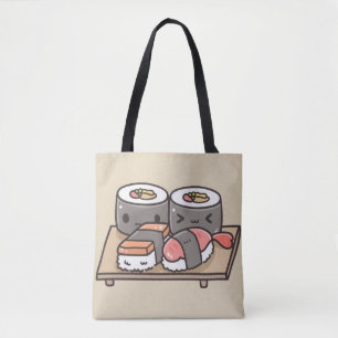 Tote Bag Bourse Sushi Kawaii