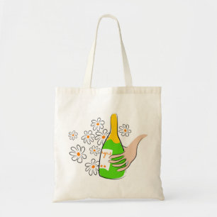 Tote Bag bouteille de vin