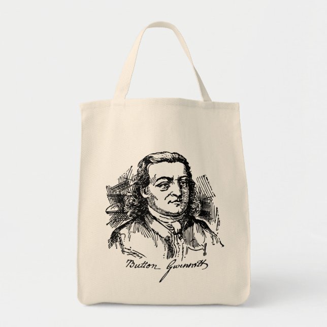 Tote Bag Bouton Gwinnett (Devant)
