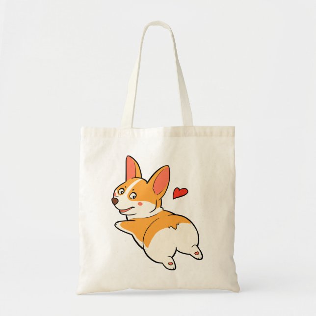 Tote Bag Bouts de corgi (Devant)