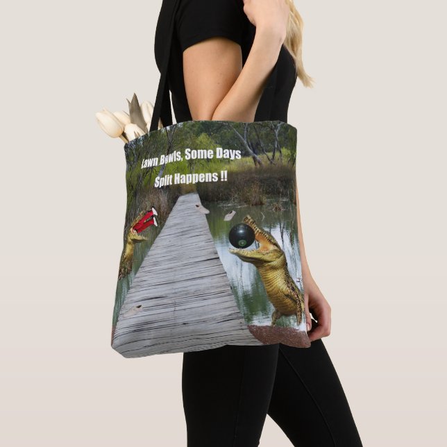 Tote Bag Bowles de pelouse Australie Fractionnement Happing (De près)
