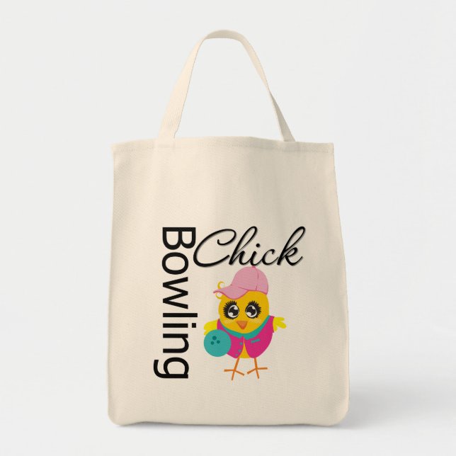 Tote Bag Bowling Chick (Devant)