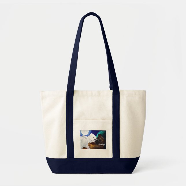 Tote Bag Boxeurs éclatés (Devant)