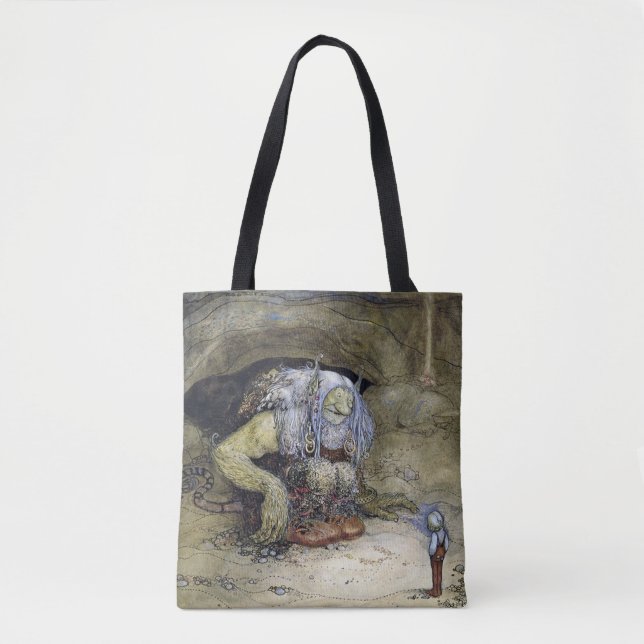 Tote Bag "Boy with Troll" de John Bauer (Devant)