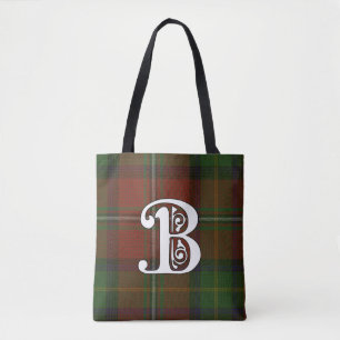Tote Bag Boyd Clan Tartan Monogramme