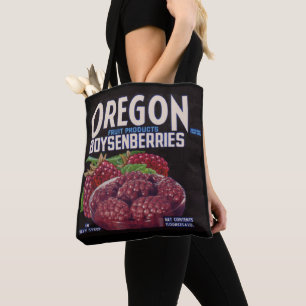 Tote Bag Boysenberries Oregon des années 1940 peut imprimer