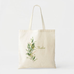 Tote Bag Branche de l'Olive aquarelle