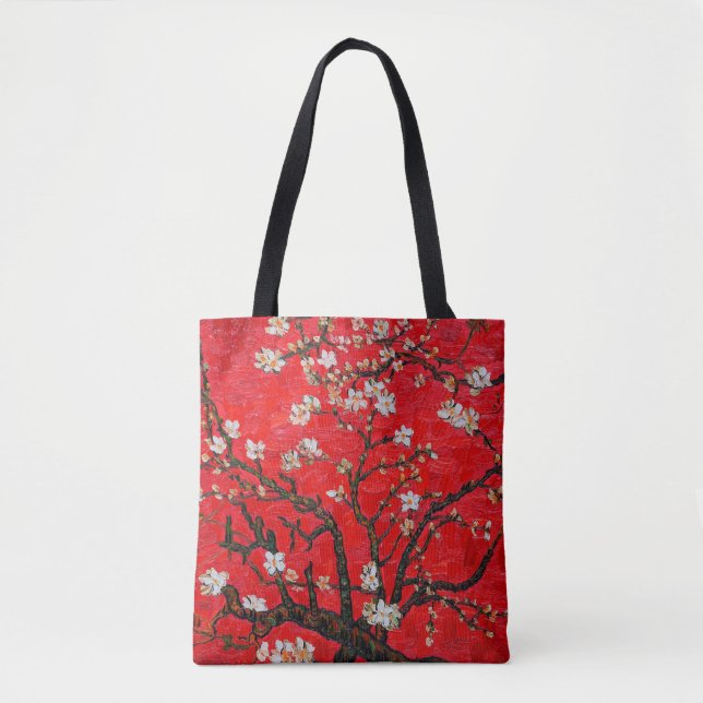 Tote Bag Branches d'Amandiers en fleurs, Van Gogh (Devant)