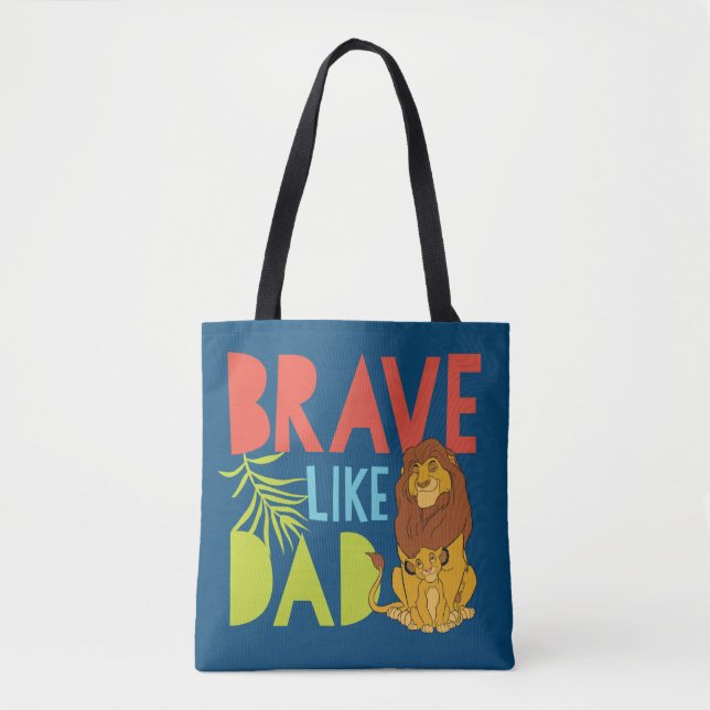 Tote Bag Brave comme papa (Devant)