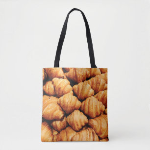 Tote Bag Bread background / Bread is a staple food prepared