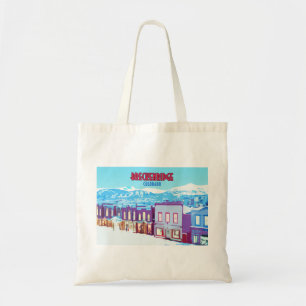 Tote Bag Breckenridge Colorado Downtown Mountains