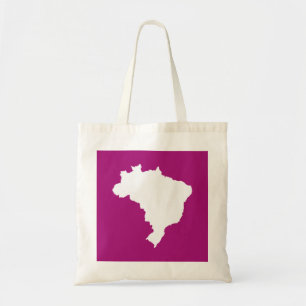 Tote Bag Brésil festif pourpre