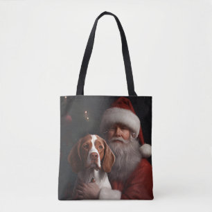 Tote Bag Bretagne Espagnol avec Noël au Père Noël