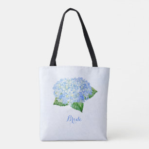 Tote Bag Bride Blue Hydrangea