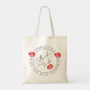 Tote Bag Bride Tribe Baisers Rouges Embrassez la Demoiselle