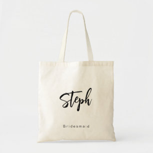 Tote Bag Bridesmaid Personnalisé Moderne Chic