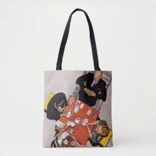 Tote Bag Bridge Game par Norman Rockwell