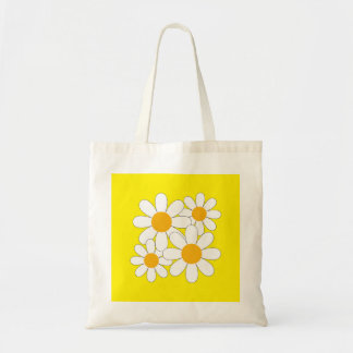 Tote Bag Bright and Bold Daisy