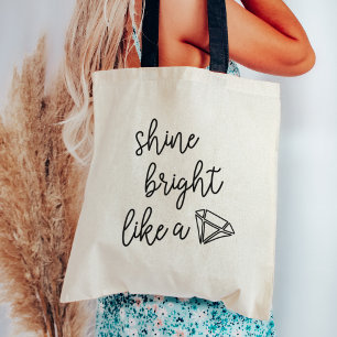 Tote Bag Brille comme un diamant