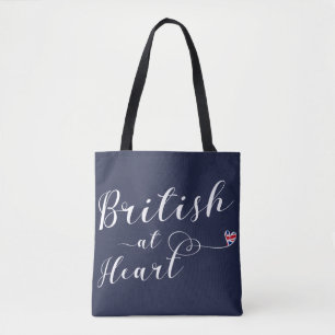 Tote Bag British At Heart Grocery Bag, Royaume-Uni